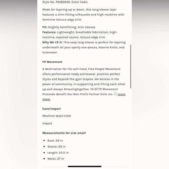 Free people sz. XS NWOT - Picture 3 of 5